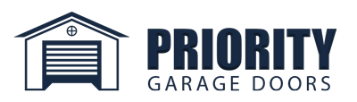 Priority Garage Doors Logo Blue